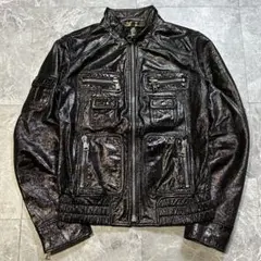 DOLCE&GABBANA crack sheep leather jacketのサムネイル