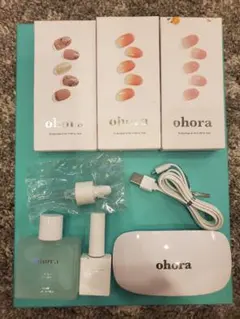 ohora ジェルネイルシールセット LEDライト付き