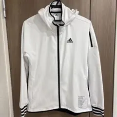 レディース　XL adidas アディダス　フード付きジャケット ホワイト