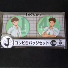 【ハイキュー!!一番くじ】青葉城西・及川＆岩泉 缶バッジセット J賞