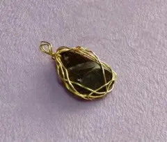 【未使用】タイガーアイ◆ワイヤーラッピング