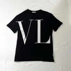 VALENTINO/バレンティノ　ブラック　ロゴTシャツsize Lのサムネイル