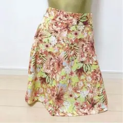 【0613】LIP SERVICE ウエストゴム 花柄 スカート 03