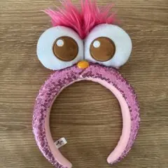 ユニバーサルスタジオ　カチューシャ　セサミストリート　モッピー　スパンコール