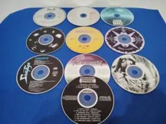 ヘヴィーメタル、ハードロック系ＣＤ　１０枚　ディスクのみ タイトルは画像にて