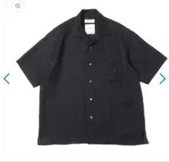 markaware 26ss ヘンプシャツ　ブラック　サイズ２　新品未使用 新品 MARKAWARE 26SS Hemp ヘンプ オープンカラー シャツ - メルカリ