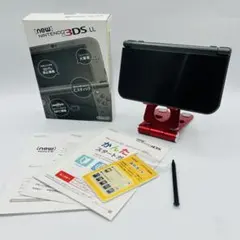 【美品】Newニンテンドー3DS LL メタリックブラック 本体IPS