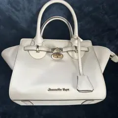 Samantha Thavasa ホワイト ハンドバッグ