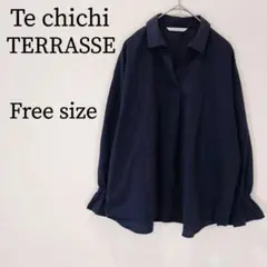Te chichi TERRASSE レディース ブラウス 長袖 ぽわん袖 Fのサムネイル