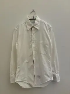 【THOM BROWNE】トムブラウン 無地白シャツ 定番のサムネイル