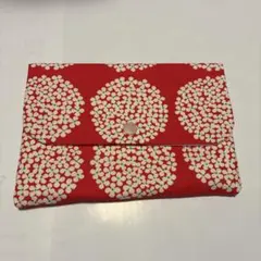 ハンドメイド　マルチケース　お花柄　レッドのサムネイル