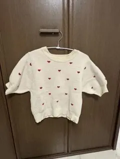 GRL 半袖ニット(ハート)