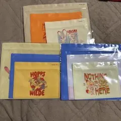 ズートピア2 HAPPY くじ J賞 ジッパーバッグセット 3点