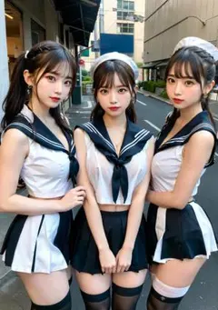 126【AI美女ポスターA4サイズ】超高画質/超高品質/セクシー/コスプレ