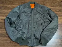 ALPHA INDUSTRIES MA-1 フライトジャケット カーキ　サイズＳ