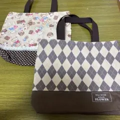 激安♡組み合わせ変更可能♡新品♡ハンドメイド♡トートバッグセット