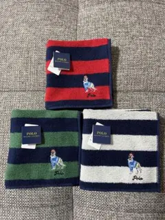 新品未使用★ポロラルフローレン 　タオルハンカチ3枚セット