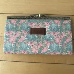 花柄がま口財布