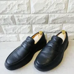 ほぼ未使用品‼️YANKO ヤンコ　スエードローファー　コブラヴァンプ　ブラック ほぼ未使用品‼️YANKO ヤンコ スエードローファー コブラヴァンプ