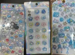 正規品　あわわちゃん　おはじき　シール　プチドロップステッカー　3枚　新品