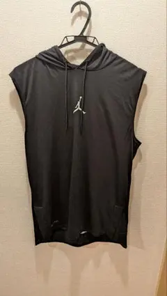 NIKE AIR JORDAN フード付タンクトップ ブラック Lサイズのサムネイル