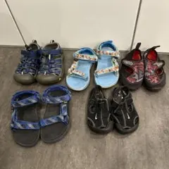 Keen キッズ サンダル 青 水色　teva NIKE クロックス