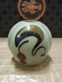 花瓶 一輪挿し モダン 珍しい 壺 珍品 陶器 装飾 模様 南天