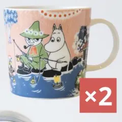 ムーミンバレーパーク限定　ARABIA ムーミンアラビア　マグカップ　2個