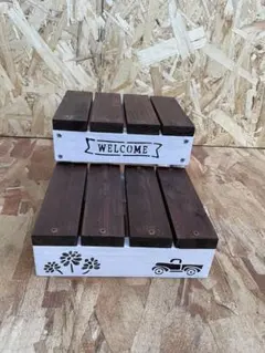 ♥️アイアンレッグの2段棚⭐プードルちゃんデザイン～^^♥️DIY