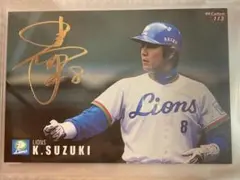 【まとめ2枚以上で1割引】'99プロ野球チップス　鈴木健　ゴールドサインカード