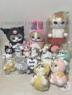 モフサンド まとめ売りサンリオ サメにゃん フルーツにゃん タグ付き モフサンド まとめ売りサンリオ サメにゃん フルーツにゃん タグ付き