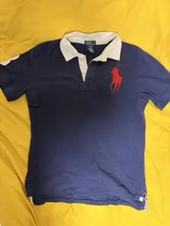 Polo by Ralph Lauren ビッグポニーポロシャツネイビー短丈 - メルカリ
