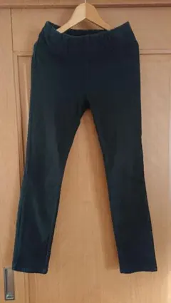 ブラック スキニーパンツ ウエストゴム