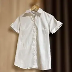 スーツ 半袖ホワイトシャツ