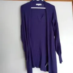 grove紫色カーディガン