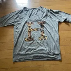 HOLLYWOOD MADE レオパード柄 Hロゴ Tシャツ XSのサムネイル