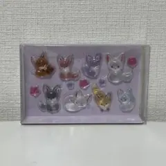 【匿名配送】 新アミュキャラ ぷっくりんちょシール きつね