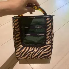 LeSportsac トラ柄 ハンドバッグ