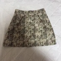 【新品・未使用】Snidel(スナイデル)　アニマル柄台形スカート