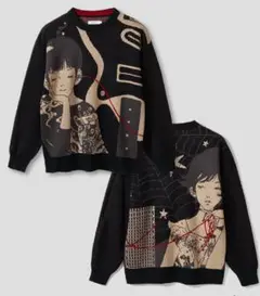 アジアンカンフージェネレーションズ　グラニフ　コラボニット　中古　アジカン　XL