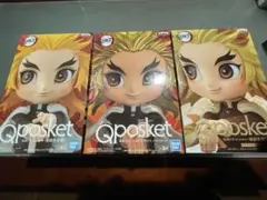 鬼滅の刃　キューポスケット6体 煉獄杏寿郎、冨岡義勇、竈門炭治郎セット