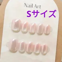 ナチュラルピンク ネイルチップ 　ケース付き