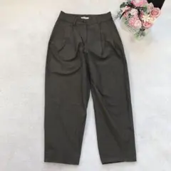 プラステ カジュアルパンツ レディースボトム シンプル ベーシック 無地 タック