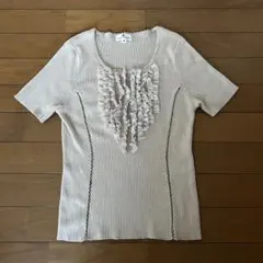 クレージュ　サマーニット　ラメニット　フリルのサムネイル