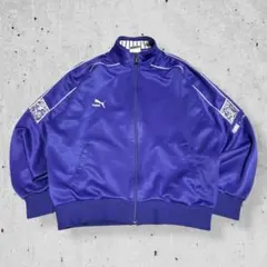 90s日本製PUMAプーマトラックジャケットパープルヒットユニオンヴィンテージL