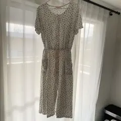 ANGELIEBE 花柄ワンピース 授乳服 授乳ワンピース 入院服