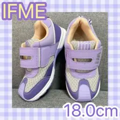 IFME パープル スニーカー 18.0cm
