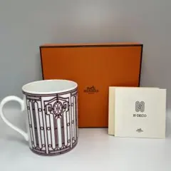 HERMES エルメス H-DECO マグカップ 300ml 赤 箱・冊子付美品