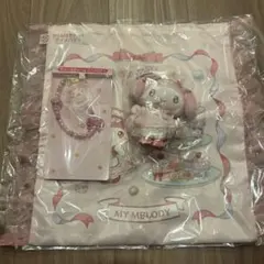 マイメロクロミ　当たりくじ　⑦マスコット⑨ビーズチャームミ⑮フリル付トート