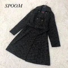 美品 SPOOM スプーム トレンチコート M カモフラージュ柄 ダブル ベルトのサムネイル